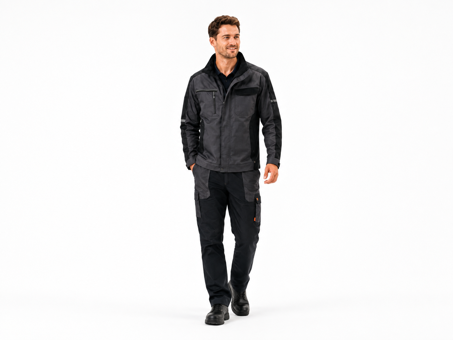 Industrial workwear scene