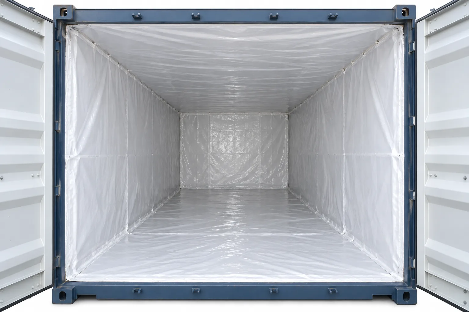 Clean container protective liner illustration