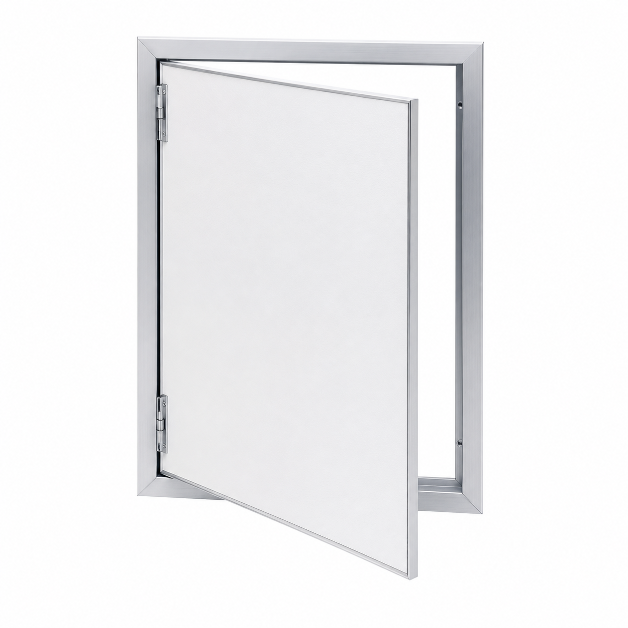 Aluminum recessed drywall access panel