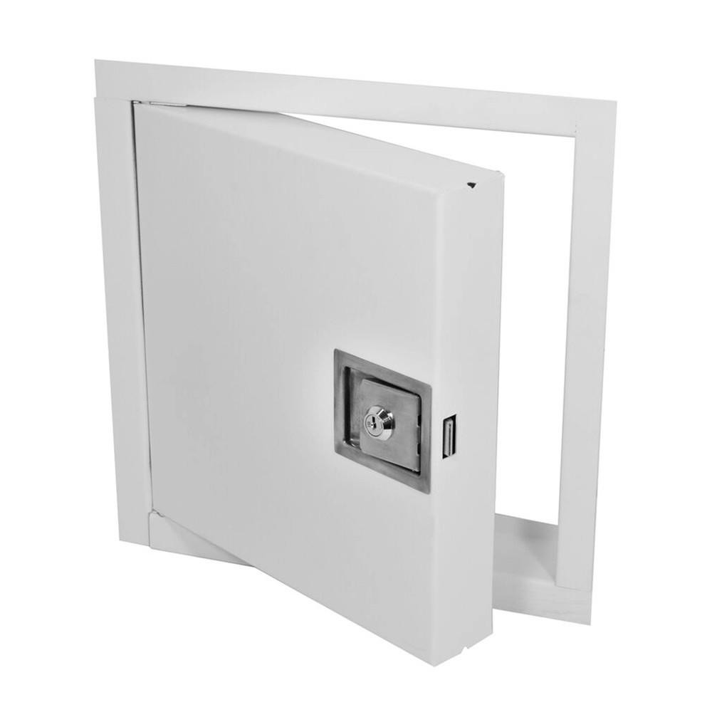 Fire-rated access door product structure