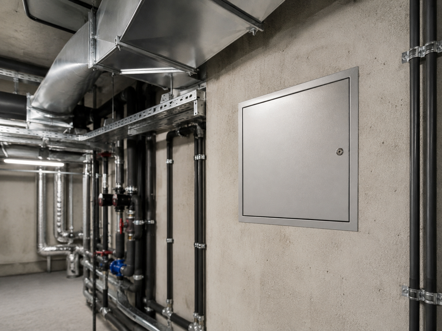 HVAC and MEP Systems metal access panel application